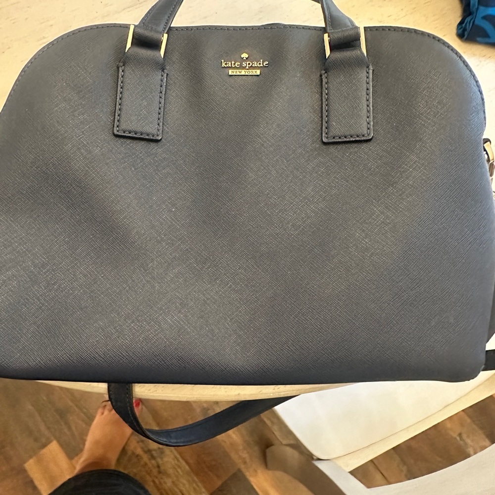 Kate Spade blue purse.